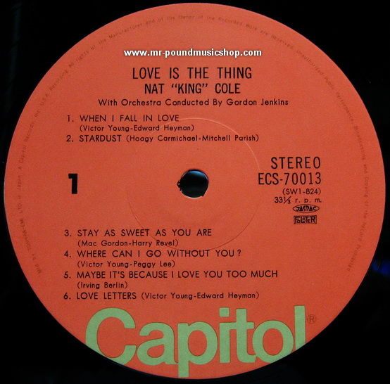 Nat King Cole - Love is The Thing