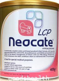 นีโอเคต Neocate อาหารทารก สูตรกรดอะมิโนครบถ้วน สำหรับทารกที่มีภาวะภูมิแพ้ ( Neocate LCP ) ขนาด 400