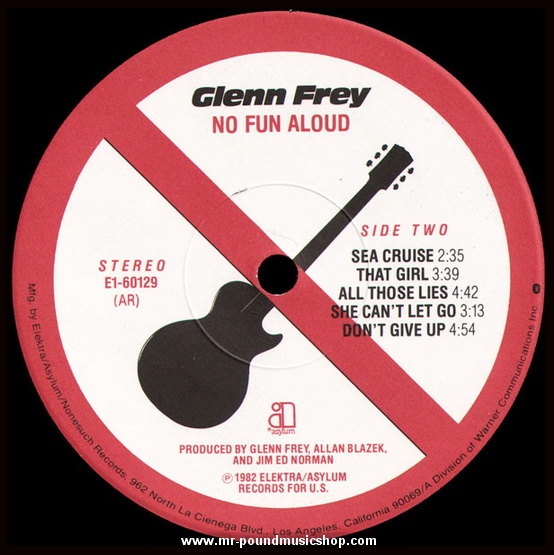 Glenn Frey - No Fun Aloud