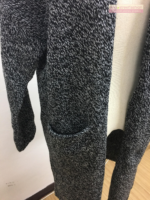 เสื้อคลุมกันหนาว ยาว 36 นิ้ว ไหมพรม เกาหลีสุดๆ พร้อมส่ง ดูดีเหมือนแบบ ใครชอบแนวเกาหลีๆ จัดเลยนะคะ GRAY