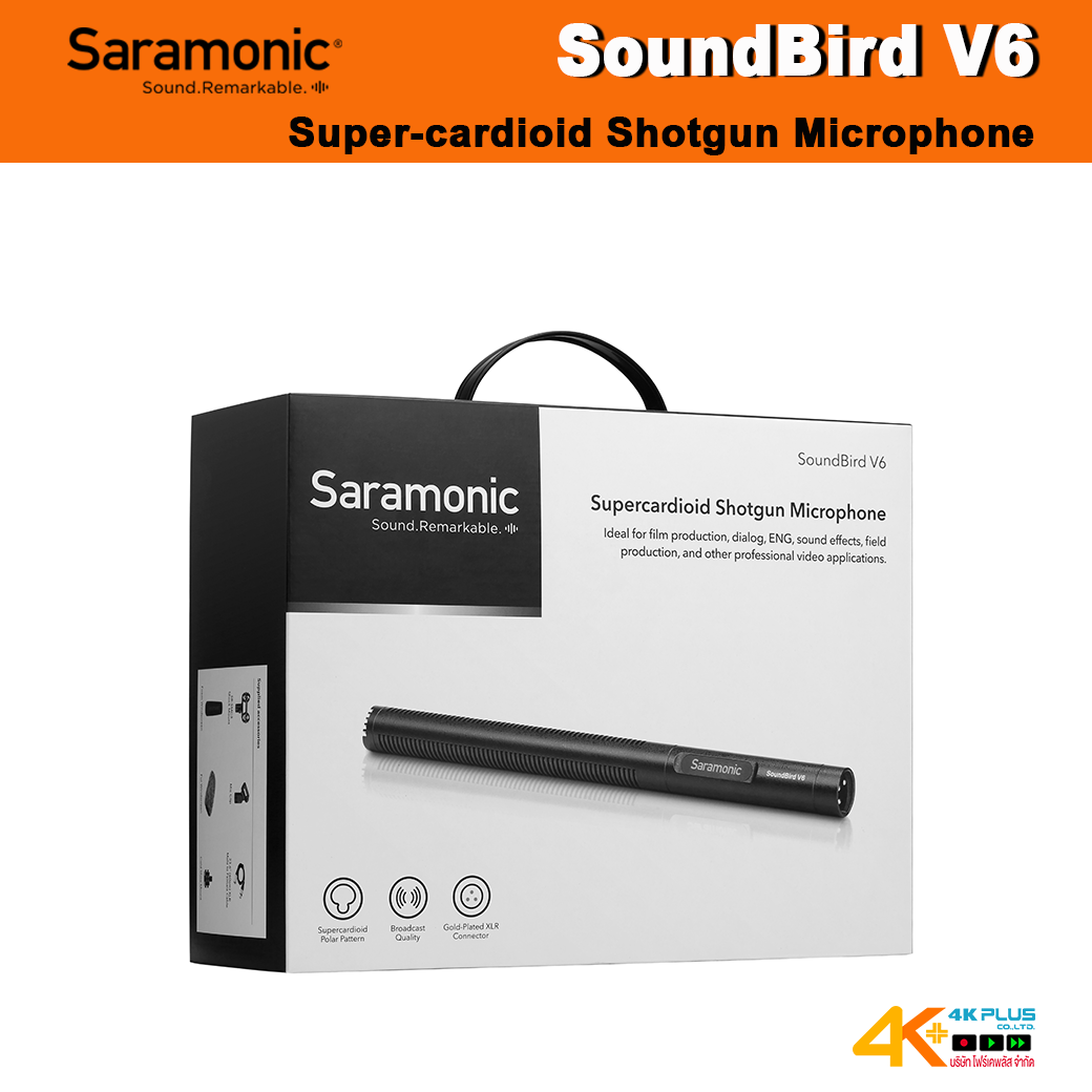 Saramonic SoundBird V6 Super-cardioid Shotgun Microphone