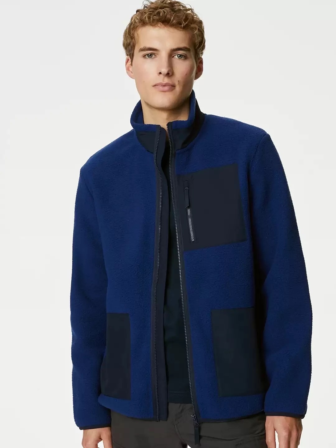 Marks & Spencer Polar Fleece Zip Up Jacket