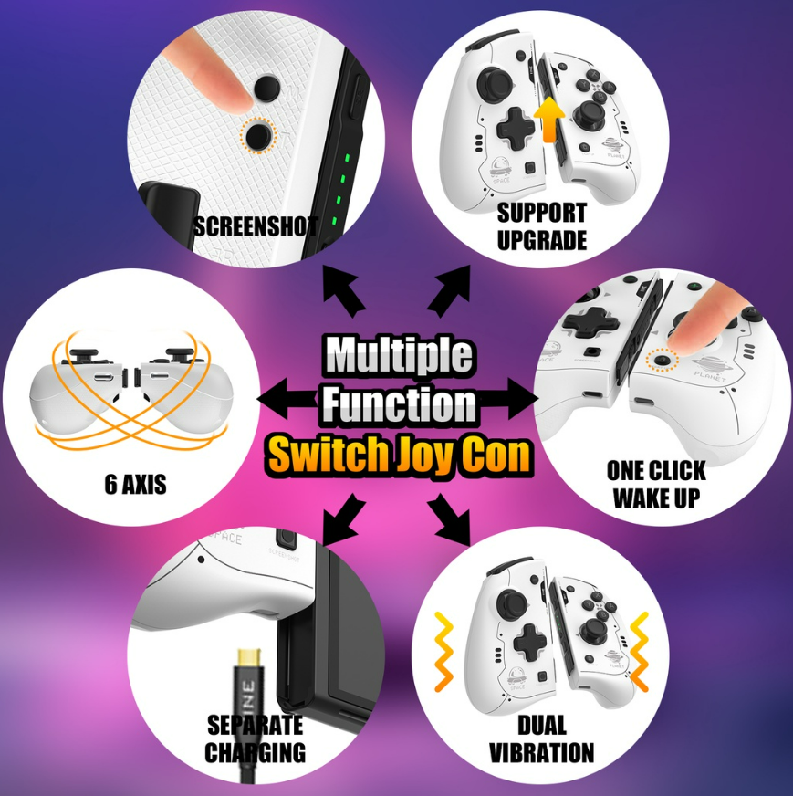 IINE Nintendo Switch Elite JoyCon สำหรับ Switchกล่องแดง/Oled (ประกัน 1 เดือน)