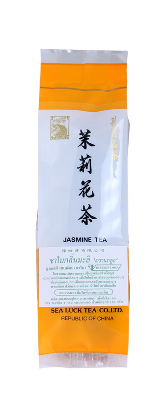 ใบชาอบมะลิ ตรานกยูง Jasmine Tea 1 ซอง