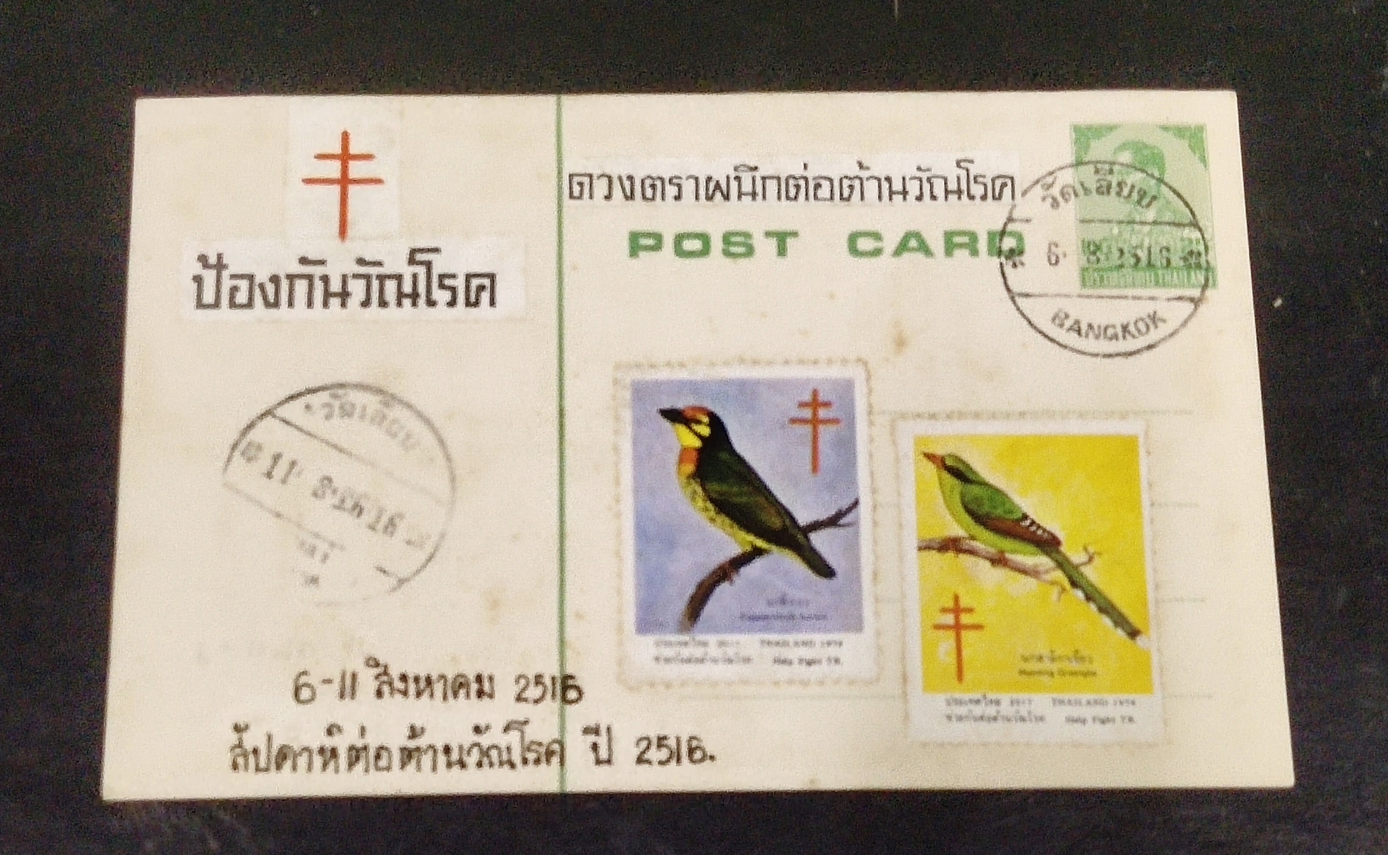 ไปรษณียบัตร ชุดนก 1