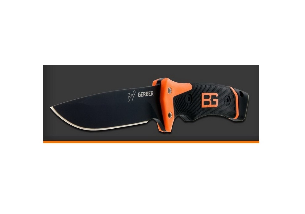 มีดเดินป่า/ยังชีพ Gerber Bear Grylls Ultimate Pro ใหม่ แท้ มีนกหวีดและที่จุดไฟ ของแท้ ของใหม่