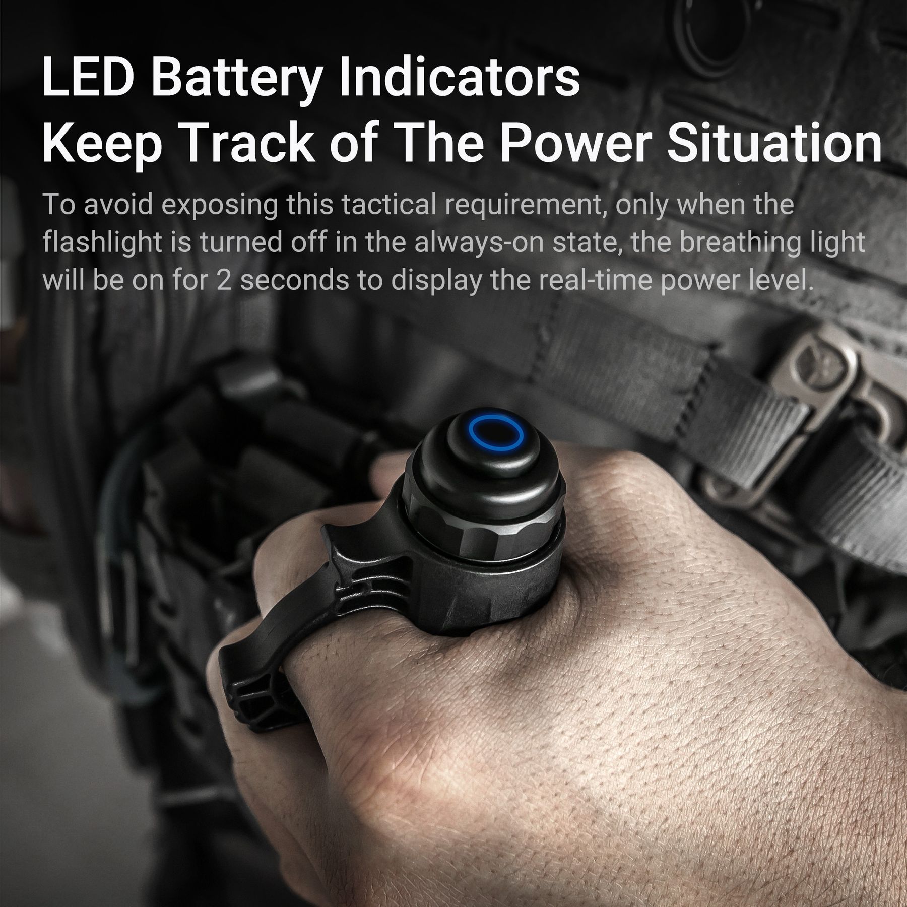 ไฟฉาย Nextorch TA30C 1600 Lumens One Step Tactical Flashlight