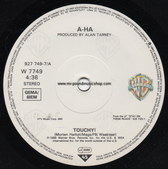 a-ha - Touchy!