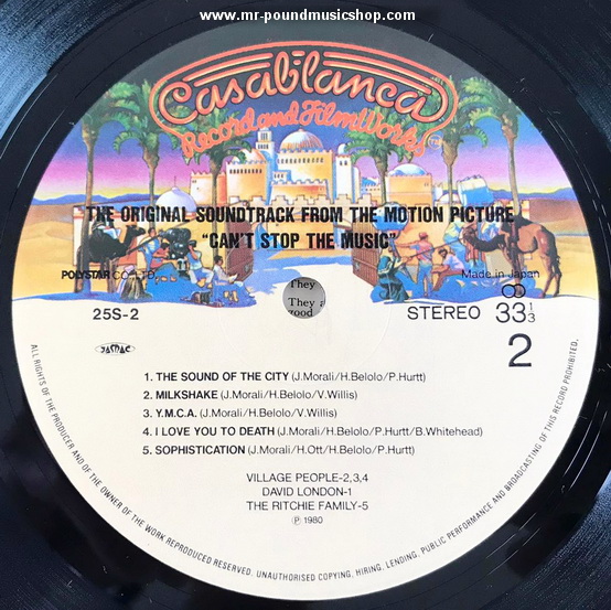 Village People - Can't Stop The Music - The Original Motion Picture Soundtrack Album