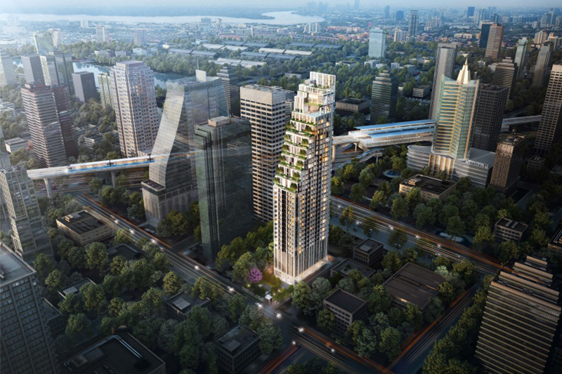 MUNIQ Sukhumvit 23 (มิวนีค สุขุมวิท 23) 2 ห้องนอน 2 ห้องน้ำ ขนาด 69.50 ตรม. ชั้น 28
