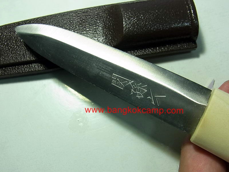 มีดญี่ปุ่น, มีดพกญี่ปุ่น เหล็กคมมากๆ ด้ามไม้ญี่ปุ่น Made in Japan ใหม่ แท้ (KAI AG-0512)