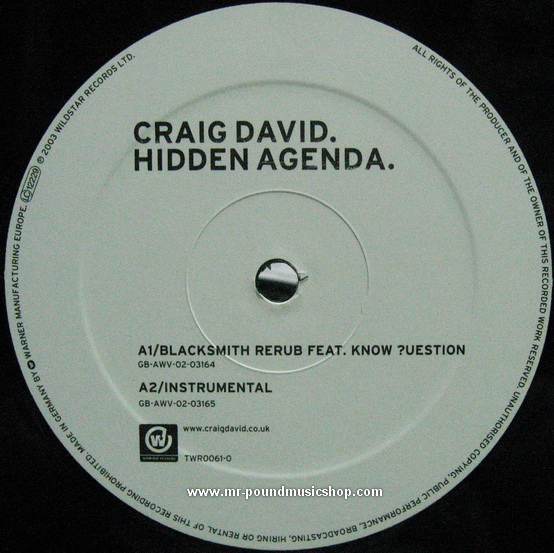 Craig David - Hidden Agenda