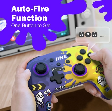 IINE จอยไร้สาย รองรับ NFC Amiibo สําหรับ Nintendo Switch Switch lite Switch OLED