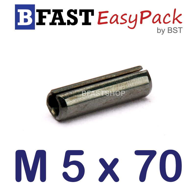 ปิ๊นตะกุด M 5 x 70 ( 3 ตัว/ถุง )