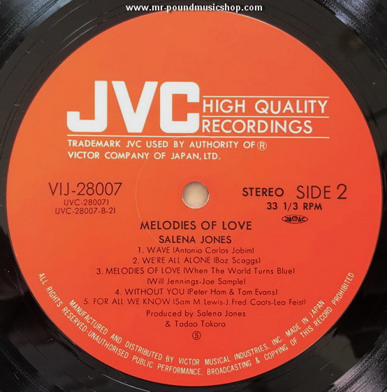 Salena Jones - Melodies of Love