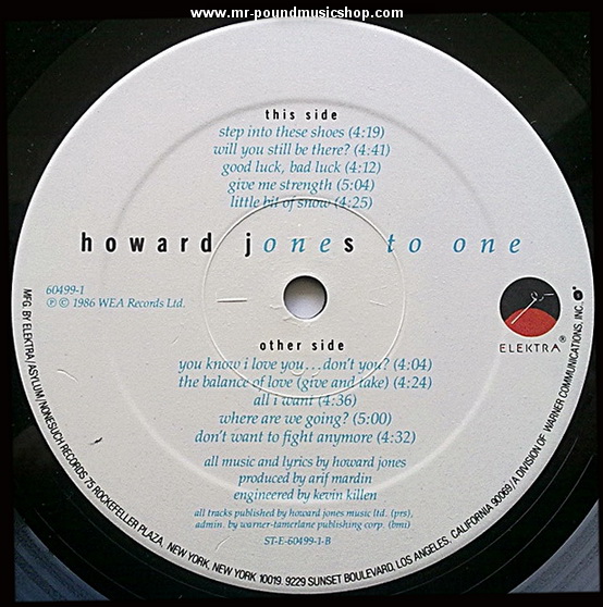 Howard Jones - One To One