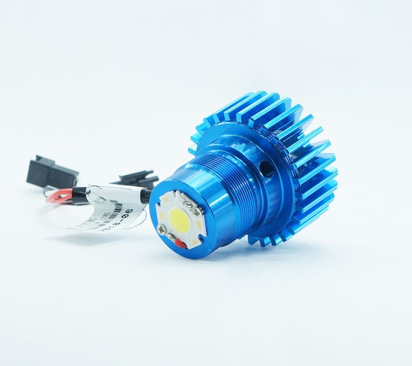 โปรเจคเตอร์มอเตอร์ไซค์ไฟวงแหวน2ชั้นระบบ LED รุ่น 18 วัตต์ ไฟวงแหวน สีขาวแดง