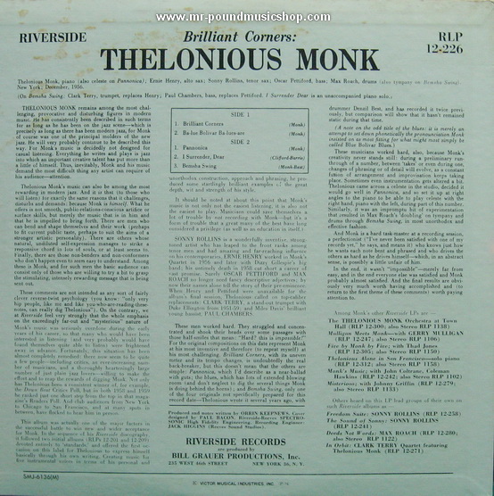 Thelonious Monk - Brilliant Corners