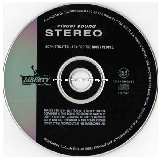 Julie London - Sophisticated Lady / For The Night People