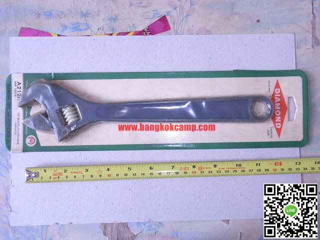 ประแจเลื่อน DIAMOND 12นิ้ว USA ใหม่เก่าเก็บ