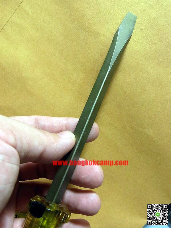 ไขควง อเมริกา GREAT NECK ขนาด8นิ้ว ก้านเหลียม Made in USA. ใหม่เก่าเก็บ