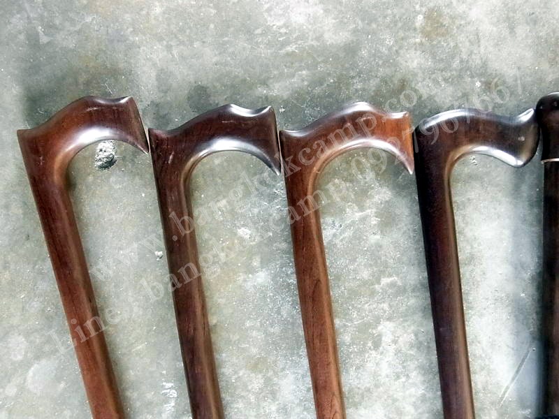 ไม้เท้า ไม้มะค่า (ชุด2)