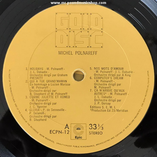 Michel Polnareff - Gold Disc