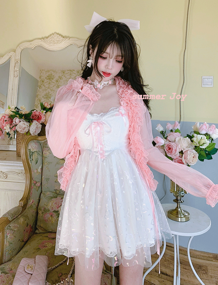 Summer Joy : พรีออเดอร์ เสื้อคลุมแฟชั่นแขนยาวแบบบาง แบรนด์แท้