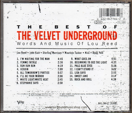 The Velvet Underground - The Best Of The Velvet Underground (Worlds And Music of Lou Reed)