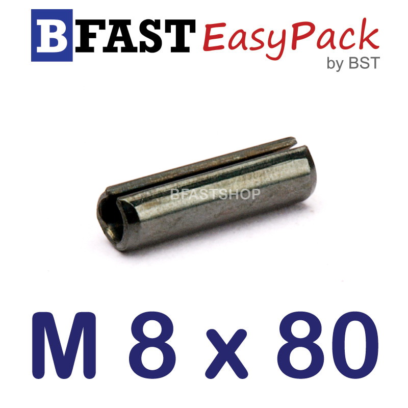 ปิ๊นตะกุด M 8 x 80 ( 2 ตัว/ถุง )