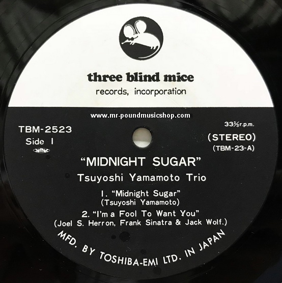 Tsuyoshi Yamamoto Trio - Midnight Sugar