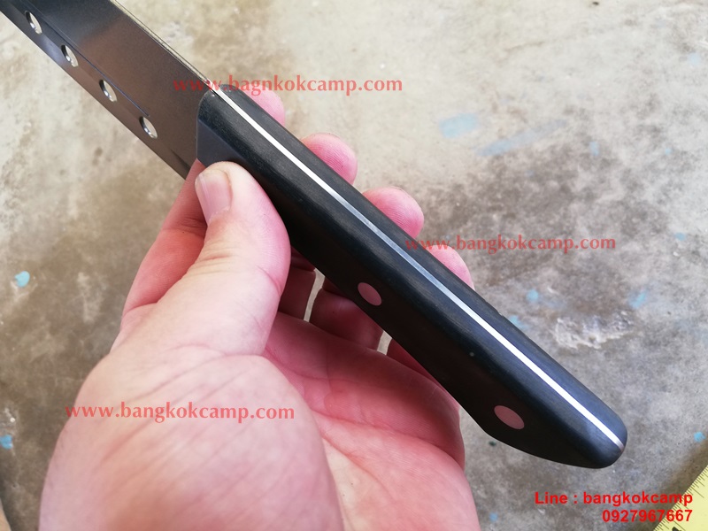 มีดครัว/มีดเชฟ ใบเคลือบเทฟลอน เนื้อไม่ติดมีด ใบมีด8นิ้ว ใหม่