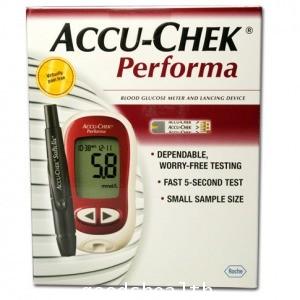 เครื่องวัดน้ำตาลในเลือด ยี้ห้อ Accu chek performa ผลิตจากอเมริกา ส่งฟรีทั่วประเทศ
