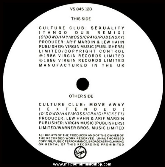 Culture Club - Move Away (Extended)