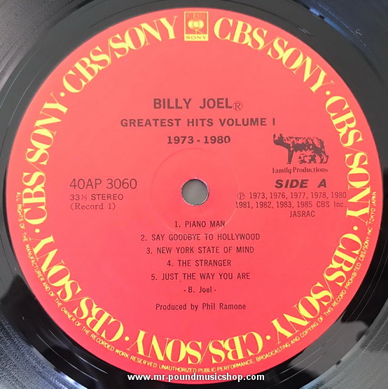 Billy Joel - Greatest Hits Volume I & Volume II