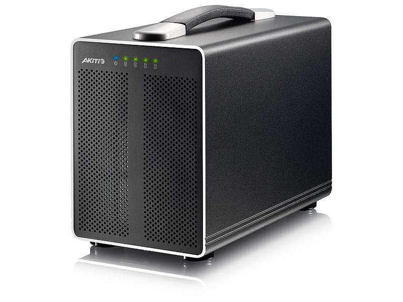 AKiTiO Thunder2 Quad RAID5 4-Bay(12TB) Storage for 4K Professionals สินค้ามีเลย