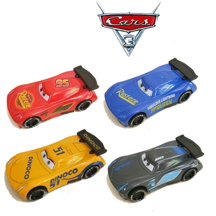 โมเดลรถเหล็ก Cars McQueen ถอยหลังวิ่งได้