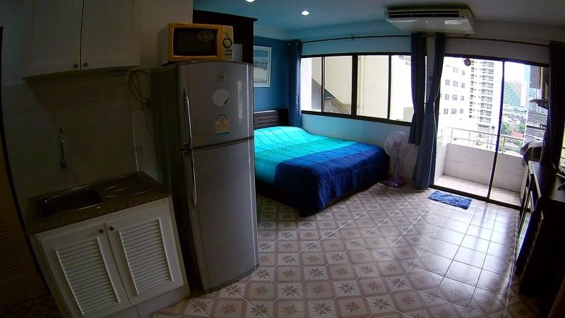 ให้เช่าคอนโด Saranjai Mansion : สราญใจ แมนชั่น Sukhumvit Soi 6 ห้องแต่งครบพร้อมเข้าอยู่ ห้องสตูดิโอ 35.15 ตรม