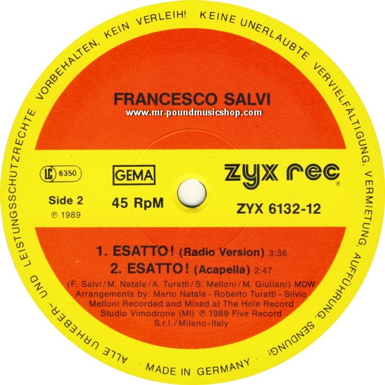 Francesco Salvi - Esatto! (Mix Version)