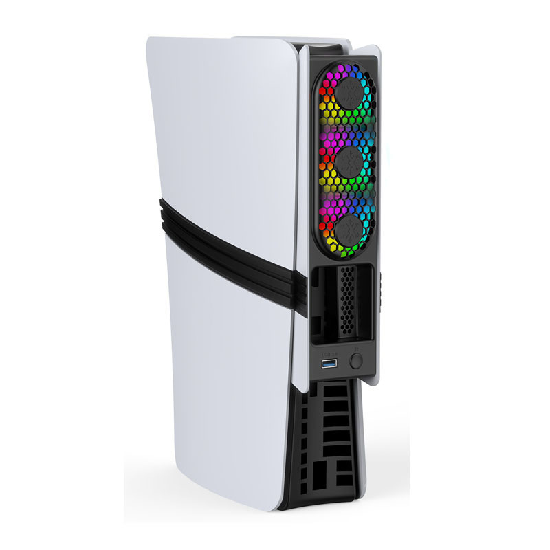 JYS พัดลมระบายอากาศ for PS5Slim & PS5Pro RGB Cooling Fan รุ่น JYS-P5228