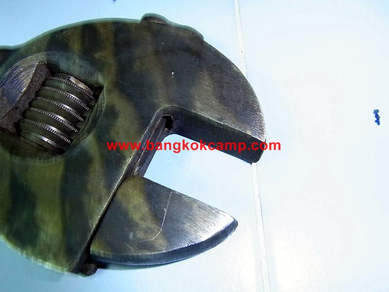 ประแจเลื่อนโบราณ เยอรมัน ตรารวงข้าว ขนาด 9.75 นิ้ว ...Made in Germany ใหม่เก่าเก็บ