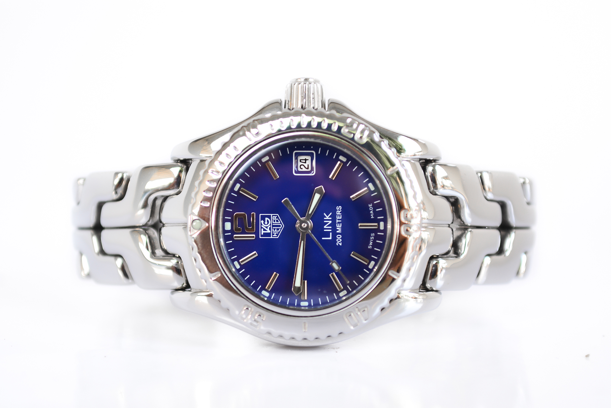 Tag Heuer Link Lady Size หน้าน้ำเงิน