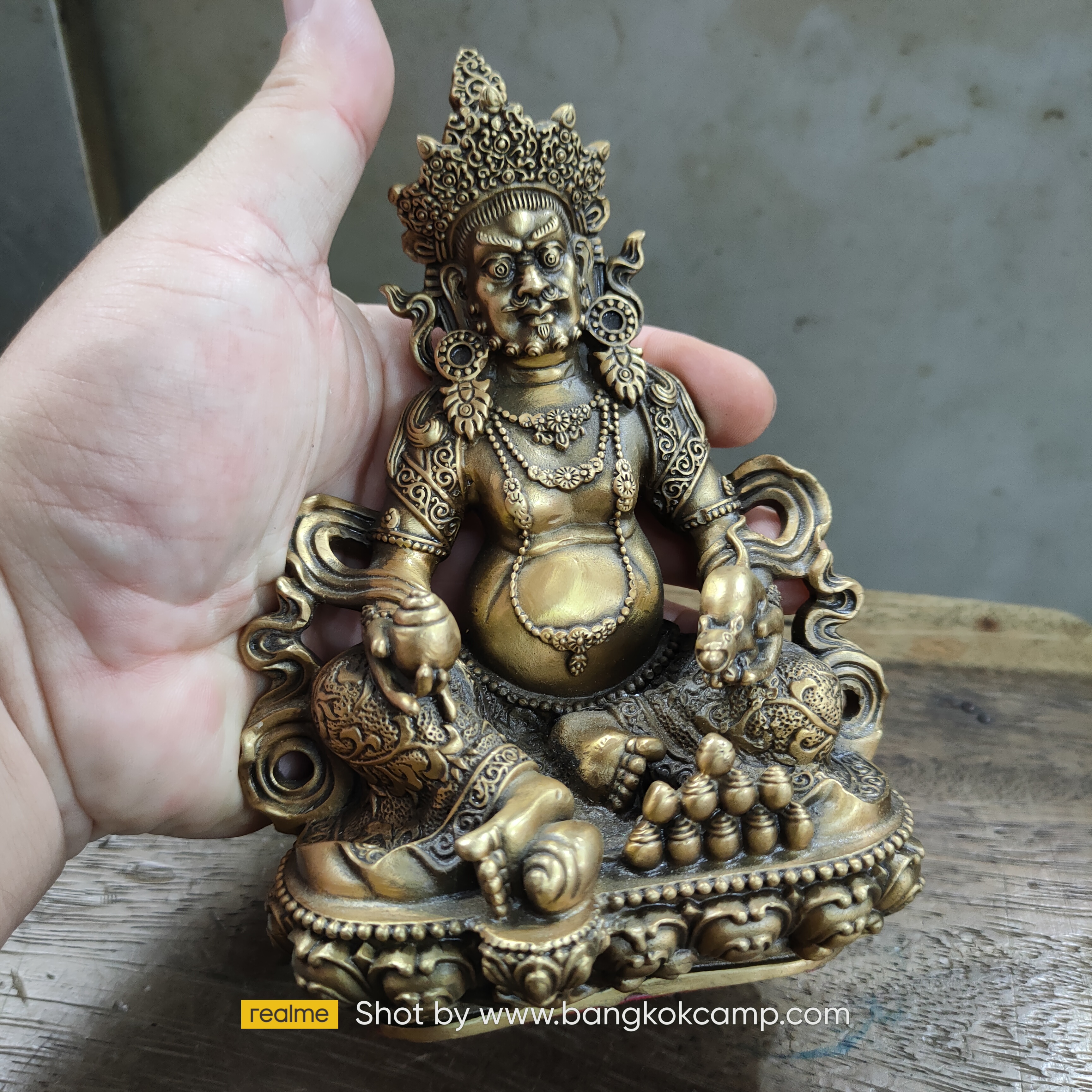 พระพุทธรูป ศิลปะทิเบต ทองเหลือง (2)