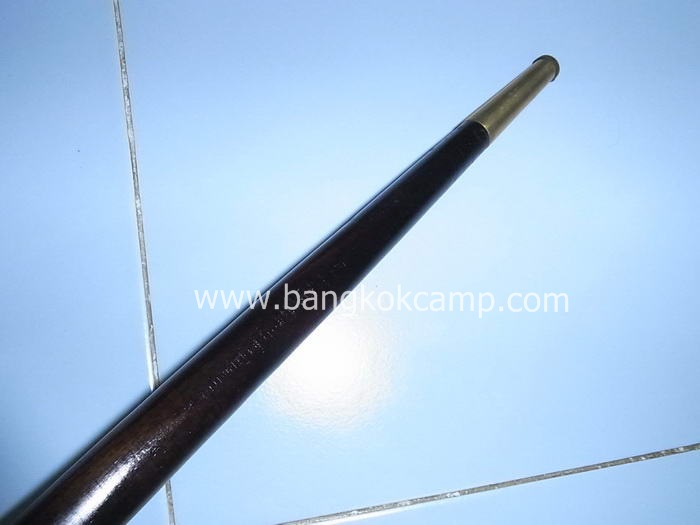 ไม้มงคลหายาก... ไม้ตะพด(พยุงดำ) หัวไม้ทรงป้าน ยาว97.5ซม.