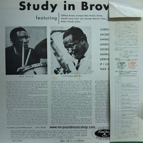 Clifford Brown And Max Roach - Study In Brown