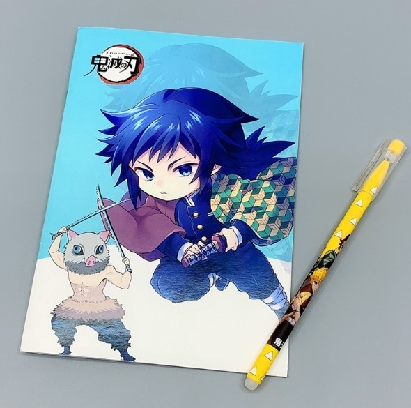 สมุดโน๊ตลายดาบพิฆาตอสูร สมุดนักเรียนปกอ่อน NOTE BOOK สมุดจด พกพาสะดวก