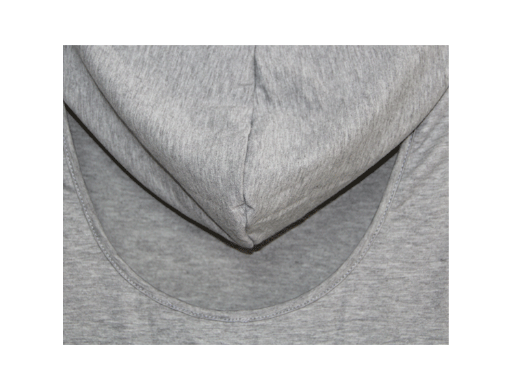 MAXI DRESS ชุดเดรสยาว มีหมวกฮูด กระเป๋าด้านข้าง สีเทา แฟชั่นเที่ยว ใส่ทำงาน ผ้าชีฟองผสมคอนตอน สวยน่ารักมากๆ ASIA STREET FASHION