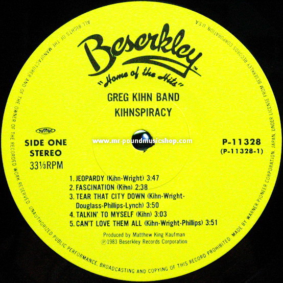 Greg Kihn Band - Kihnspiracy