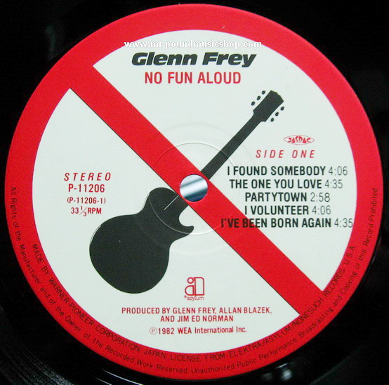Glenn Frey - No Fun Aloud