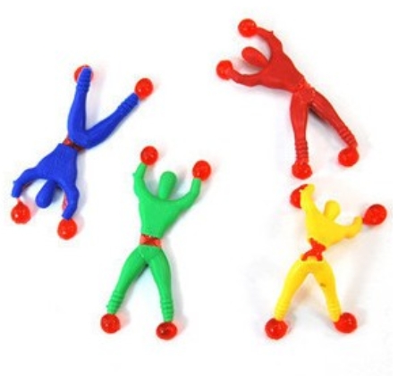 สไปเดอร์แมน ปีนกำแพง ตุ๊กตาปีนกำแพง ของเล่น ปาติดกำแพง Sticky Toy ยืด ตัวยืด ไต่กระจก ตัวเหนียว Spiderman climb wall